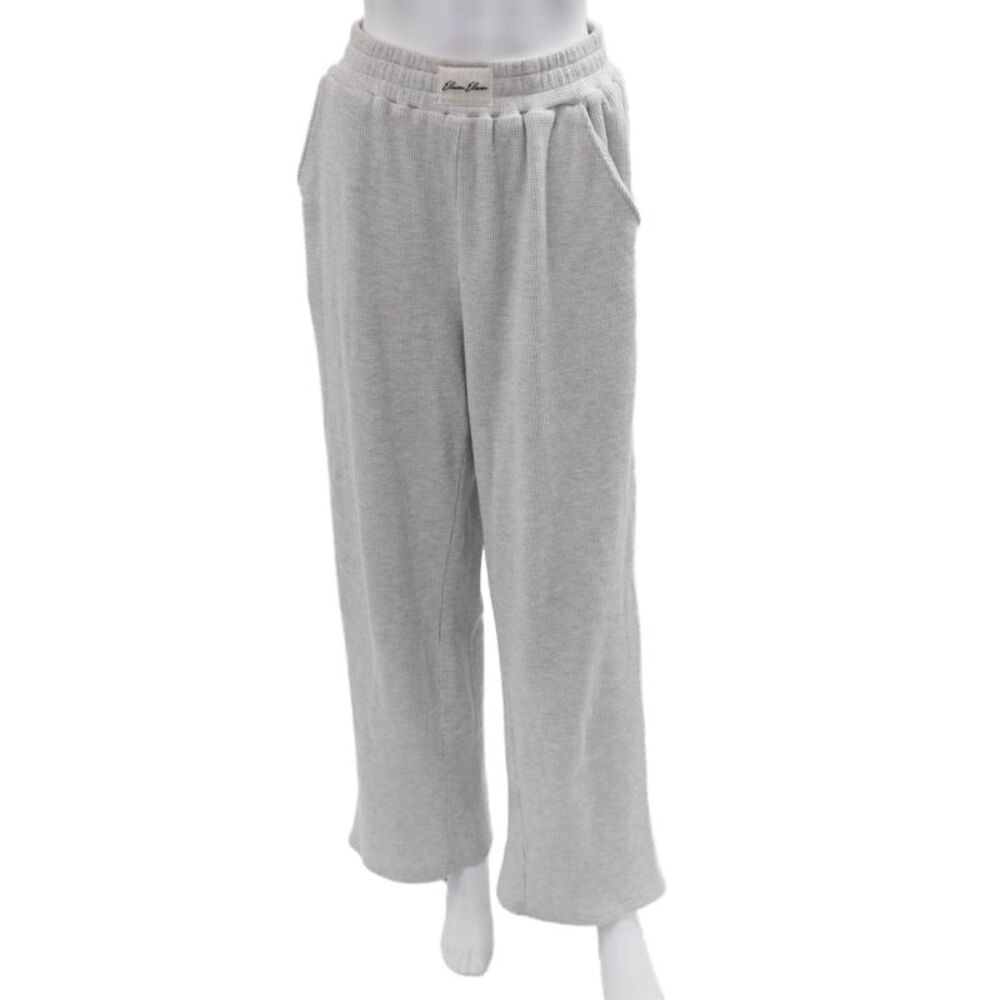 Eleven Eleven Unisex Gray 100% Cotton Sweatpants Size S